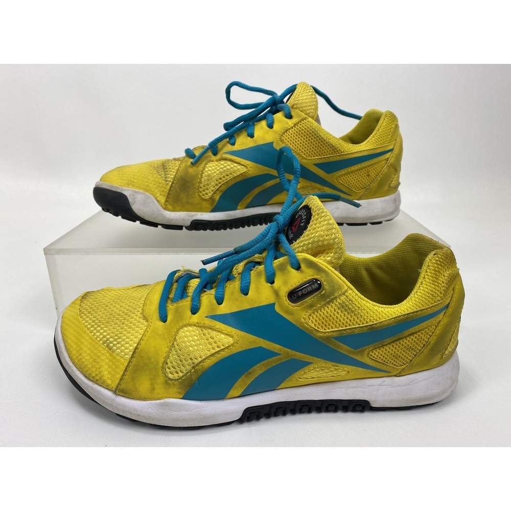 Reebok Nano‎ CrossFit Women's Size 9 Yellow Athletic Training Shoes Style J90998
